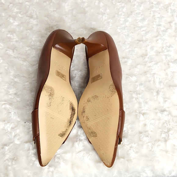 Julio Leather Pump Heel shoe. - Picture 8 of 12